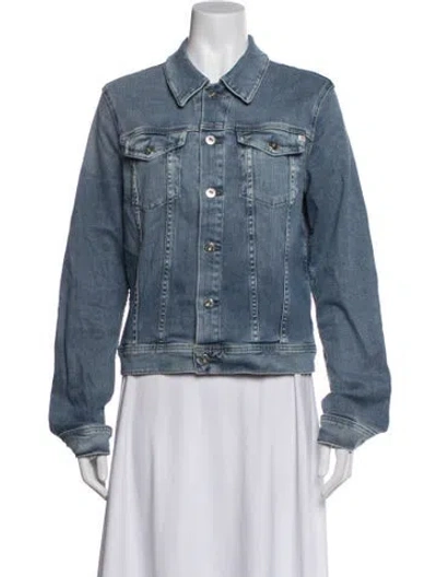 Pre-owned Agolde Denim Jacket In Blue