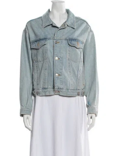 Pre-owned Agolde Denim Jacket In Blue
