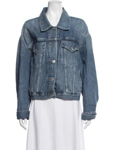 Pre-owned Agolde Denim Jacket In Blue