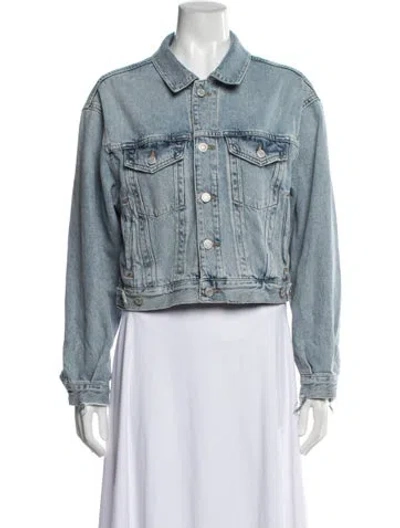 Pre-owned Agolde Denim Jacket In Blue