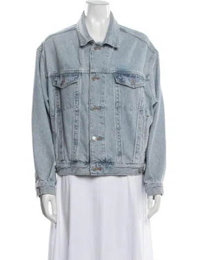 Pre-owned Agolde Denim Jacket In Blue