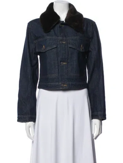 Pre-owned Agolde Denim Jacket In Blue
