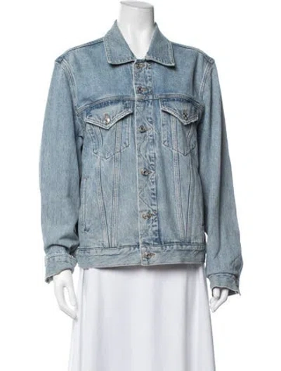 Pre-owned Agolde Denim Jacket In Blue