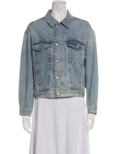 Pre-owned Agolde Denim Jacket In Blue