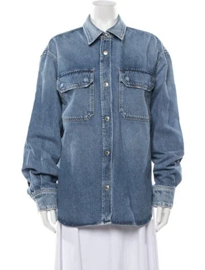 Pre-owned Agolde Denim Jacket In Blue