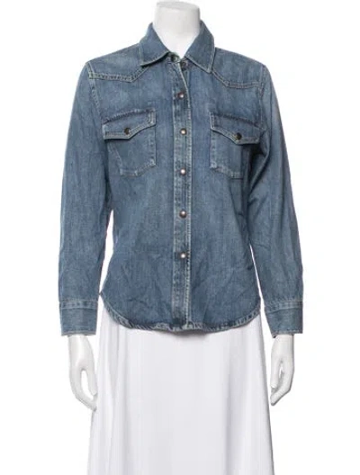Pre-owned Agolde Denim Jacket In Blue