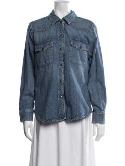 Pre-owned Agolde Denim Jacket In Blue
