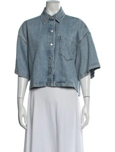 Pre-owned Agolde Denim Jacket In Blue
