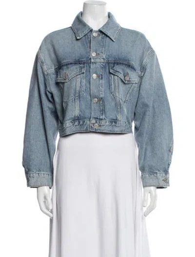 Pre-owned Agolde Denim Jacket In Blue
