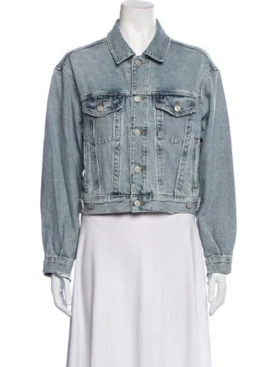 Pre-owned Agolde Denim Jacket In Blue