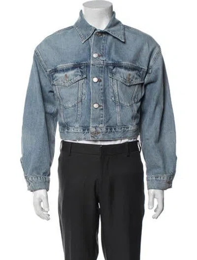 Pre-owned Agolde Denim Jacket In Blue