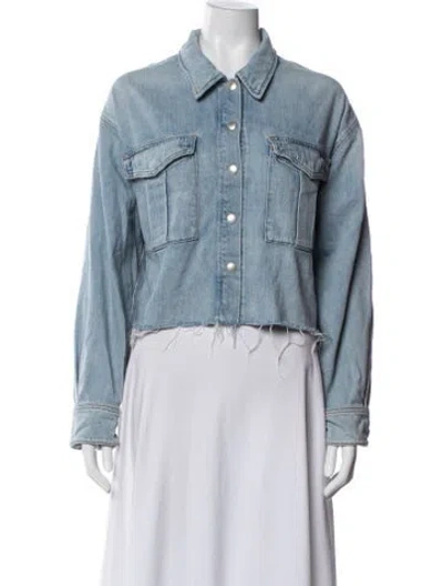 Pre-owned Agolde Denim Jacket In Blue