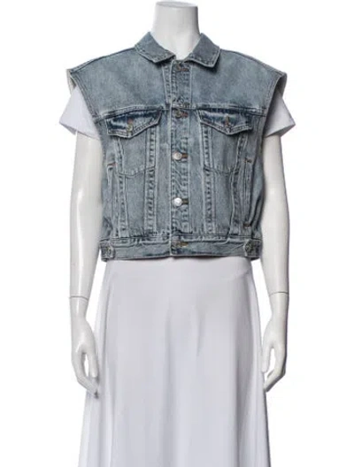 Pre-owned Agolde Denim Jacket In Blue