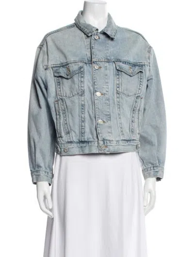 Pre-owned Agolde Denim Jacket In Blue