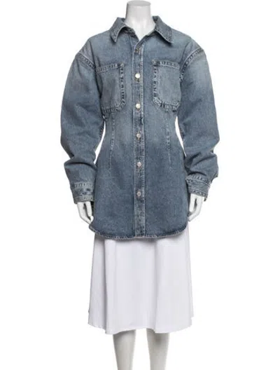 Pre-owned Agolde Denim Jacket In Blue