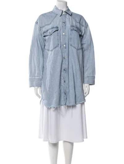 Pre-owned Agolde Denim Jacket In Blue