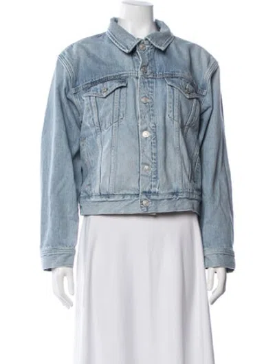 Pre-owned Agolde Denim Jacket In Blue