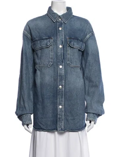 Pre-owned Agolde Denim Jacket In Blue