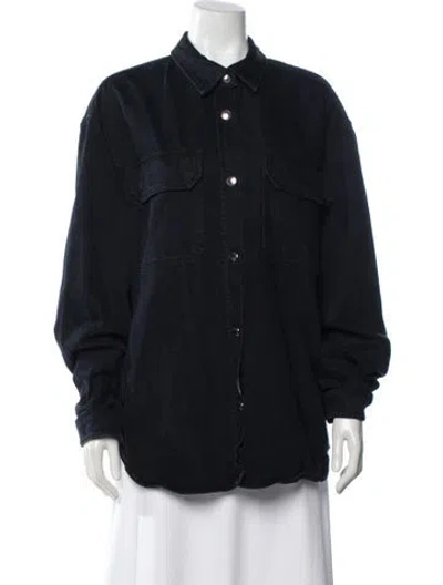 Pre-owned Agolde Denim Jacket In Gray