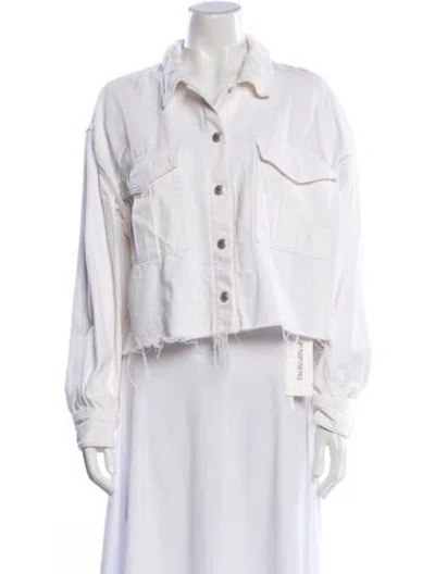 Pre-owned Agolde Denim Jacket In Neutral