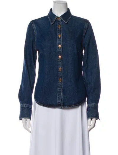 Pre-owned Agolde Denim Jacket W/ Tags In Blue