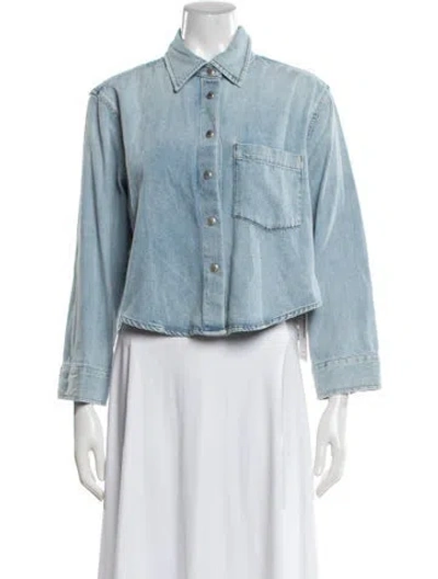 Pre-owned Agolde Denim Jacket W/ Tags In Blue