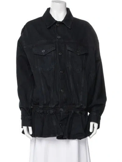 Pre-owned Agolde Denim Jacket W/ Tags In Blue