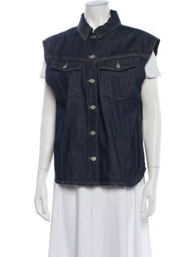 Pre-owned Agolde Denim Jacket W/ Tags In Blue
