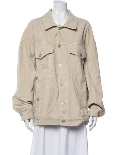 Pre-owned Agolde Denim Jacket W/ Tags In Neutral
