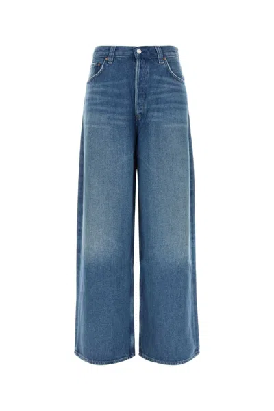 Agolde Denim Jeans In Lyocell In Blue
