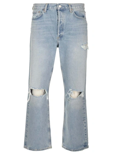 Agolde Denim Jeans In Light Blue