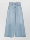 Agolde Denim Jeans Wide-leg Five Pockets In Blue
