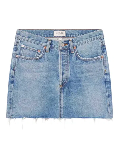 AGOLDE DENIM MINI SKIRT