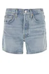 Agolde 'parker' Denim Shorts In Feud