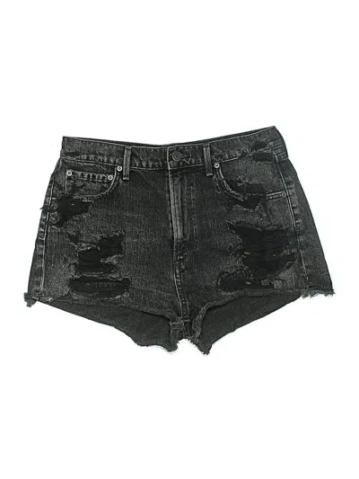 Pre-owned Agolde Denim Shorts In Black