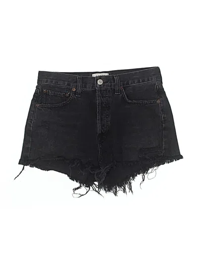 Pre-owned Agolde Denim Shorts In Black