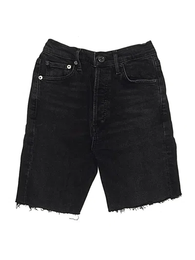 Pre-owned Agolde Denim Shorts In Black