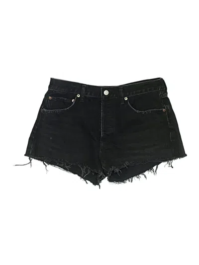 Pre-owned Agolde Denim Shorts In Black