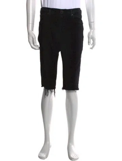 Pre-owned Agolde Denim Shorts In Black
