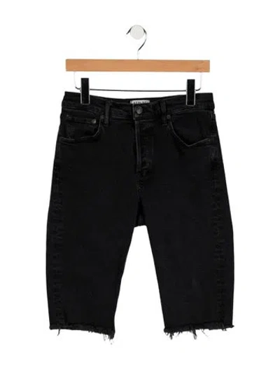 Pre-owned Agolde Denim Shorts In Black