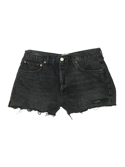 Pre-owned Agolde Denim Shorts In Black