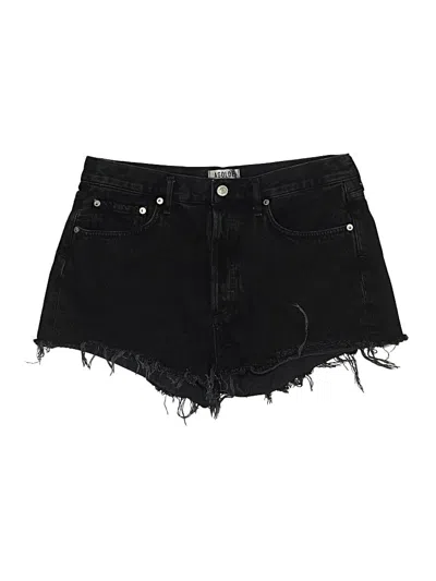 Pre-owned Agolde Denim Shorts In Black