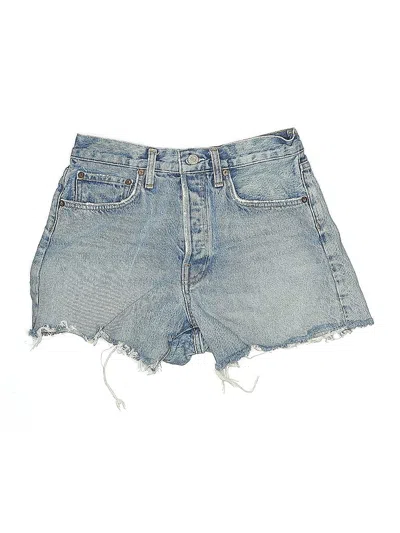 Pre-owned Agolde Denim Shorts In Blue