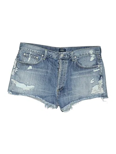 Pre-owned Agolde Denim Shorts In Blue