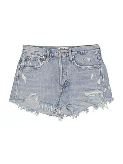 Pre-owned Agolde Denim Shorts In Blue