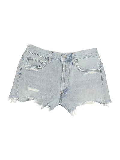 Pre-owned Agolde Denim Shorts In Blue