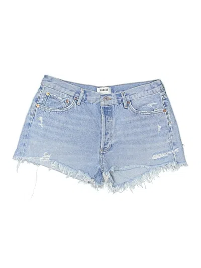 Pre-owned Agolde Denim Shorts In Blue
