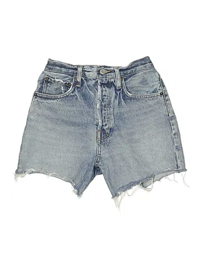 Pre-owned Agolde Denim Shorts In Blue
