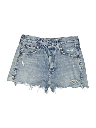 Pre-owned Agolde Denim Shorts In Blue