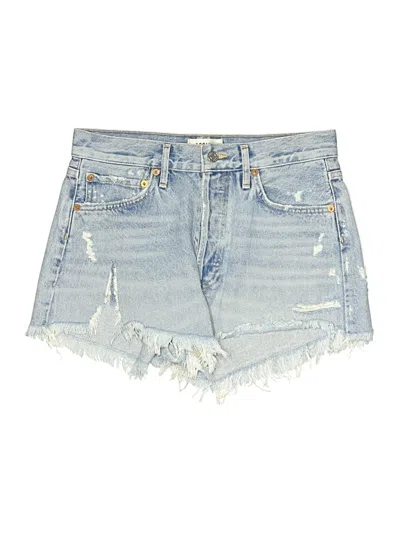 Pre-owned Agolde Denim Shorts In Blue